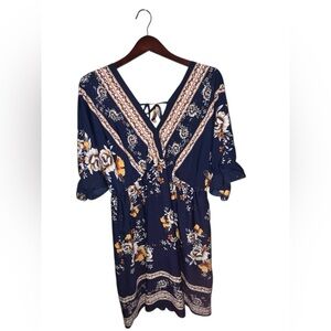 🔥Emery Rose 4XL Floral Snap Dress